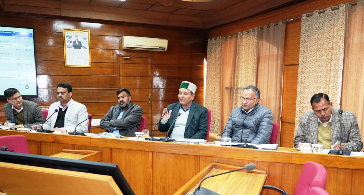 Review Meeting – Hon’ble Minister Cum Chairman Governing Council